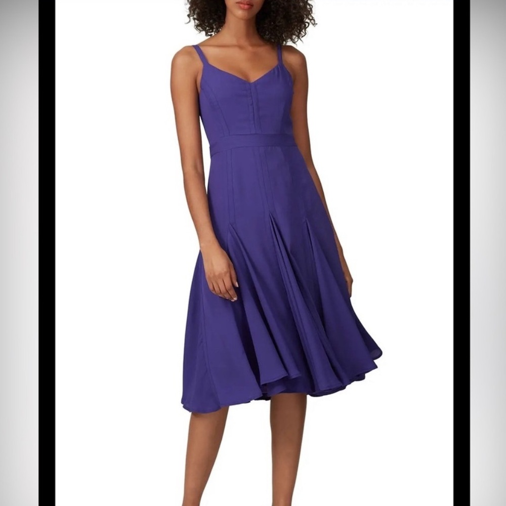 Prabal Gurung Collective- EUC Seamed Midi Dress in Color Violet SZ 4